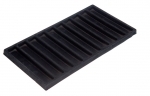 10 Section Flocked Black Liner Tray