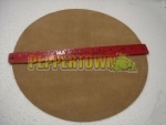 Roughened Cowhide Leather Polishing Disc - 8 inch