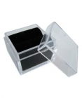 Square Gemstone Box â€“ 28 x 28mm POD - Black